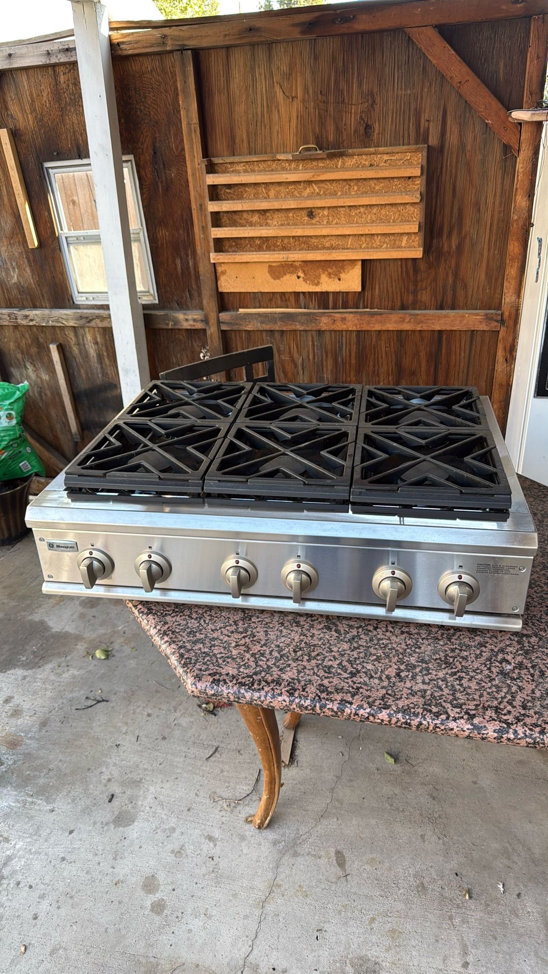 Gas Range 36 Inch