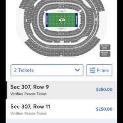 Rams Vs 49ers Tickets Section 307