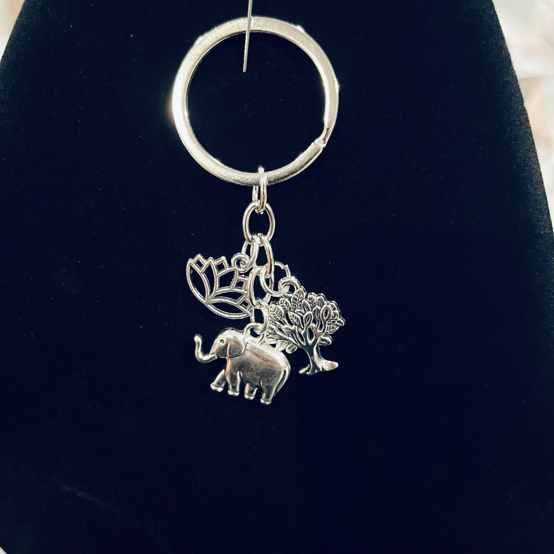 Elephant Charm Key Chain