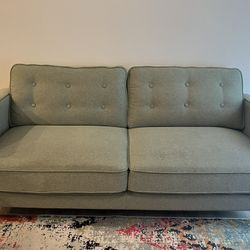 74” Green Couch