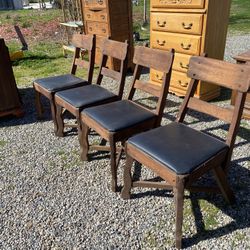 Four Antique Chairs $50 Each
