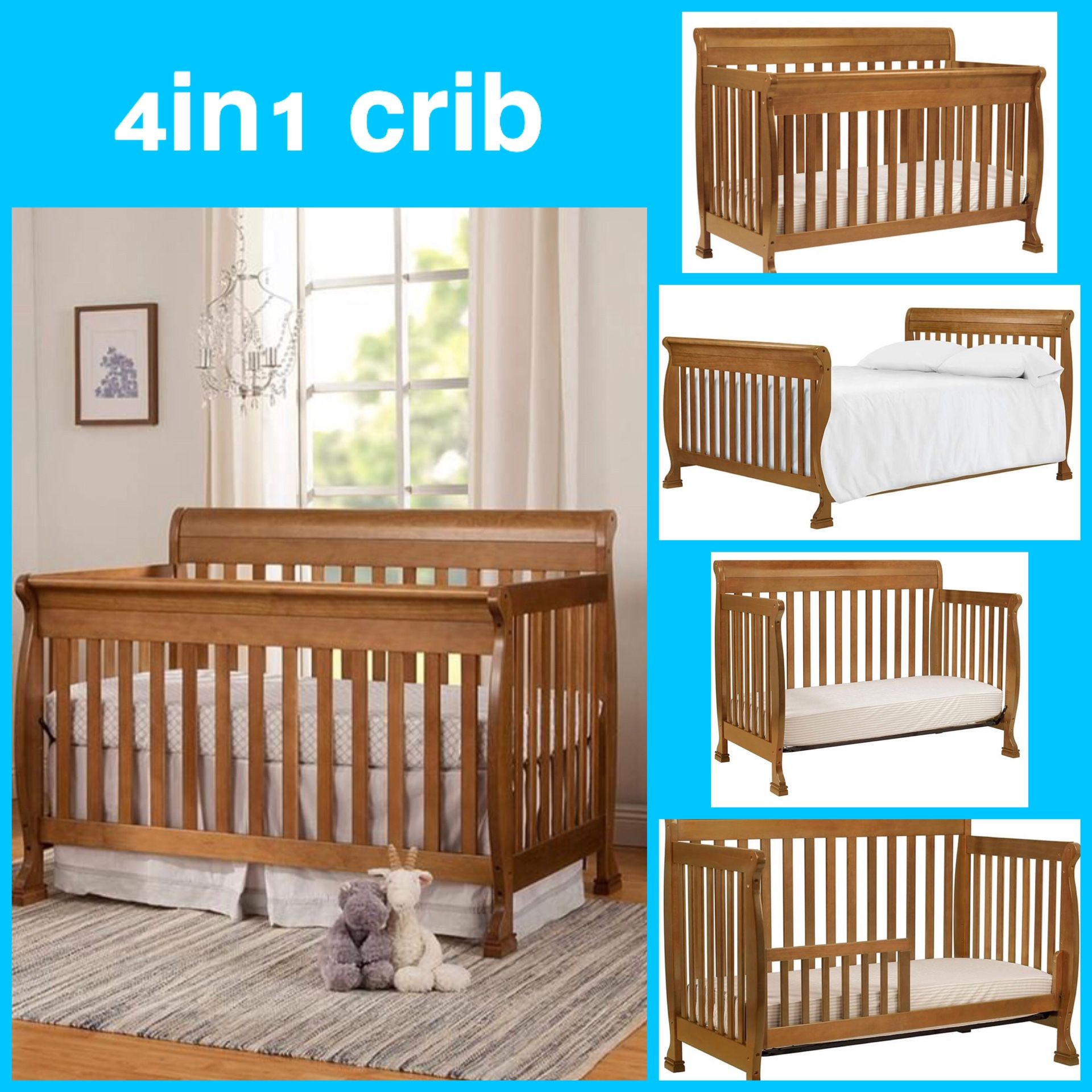 4 In 1 Crib