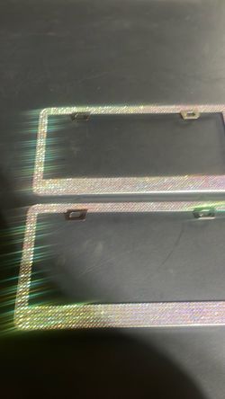 Bling Bling license plate frames