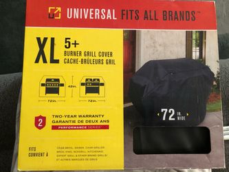 Charbroil Performance Series Universal Extra Large 72-in W x 42-in H Black Fits most Cover