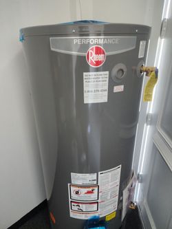 New water heater rheem performance platinum 40 gal