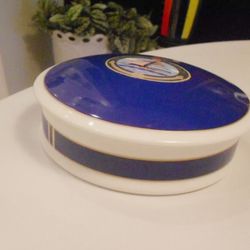 NEW PORT BEACH BONE CHINA  Trinket Box LID $10