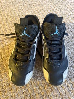 Nike Air Jordan 39 XXXIX “Croix” White Black Powder Blue Basketball Shoes size 6.5