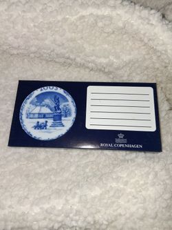 2003 Royal Copenhagen Annual Christmas Plaquette (miniature plate)
