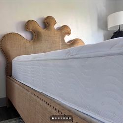 Unique Plastered Bed Frame Queen Size 