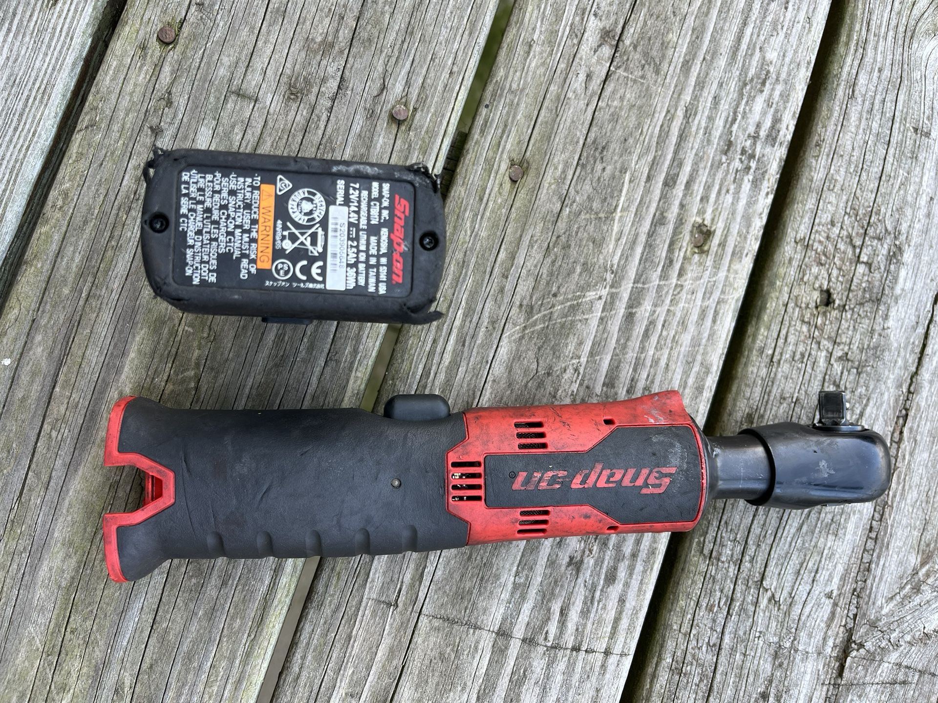 Snap-On Cordless Ratchet