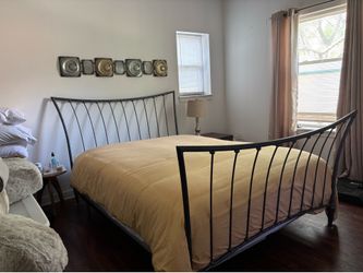 Pewter Sleigh Bed For Sale