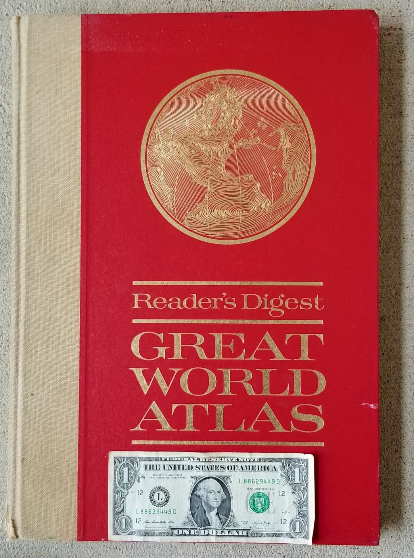 Vintage Collectible World Atlas VERY LARGE 1963 -Reader’s Digest