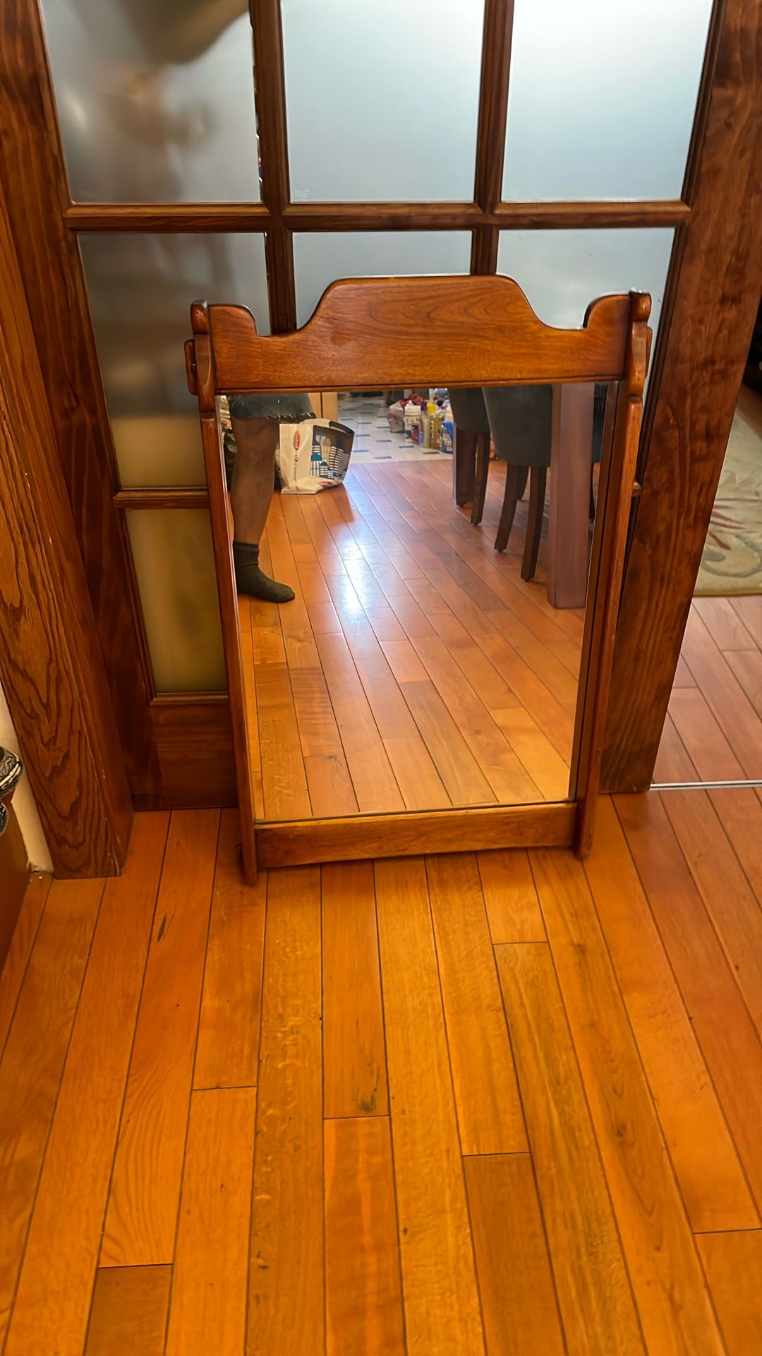 Cushman Colonial Maple Mirror 1940 Restored Good Quality and Condition