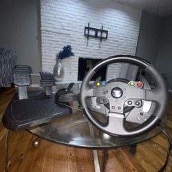 Xbox Gaming Wheel Used Still Work Good 