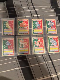 1997 Pokemon Topsun Green Back