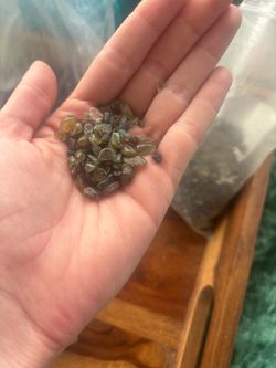 Labradorite feldspar tumbled gemstone chips