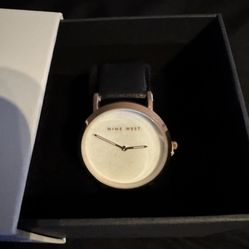 Nine West Leather Watch