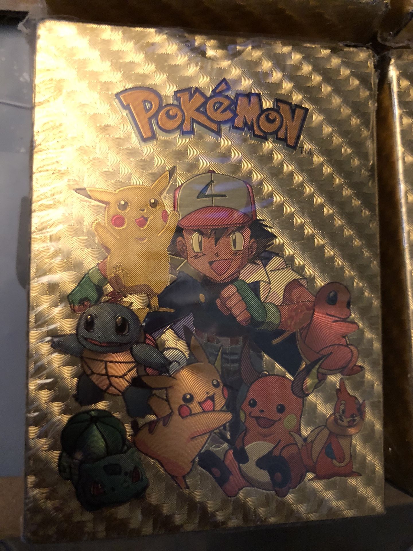 Pokemon & Friends Gold Foil Card Deck collectible 110 card sealed