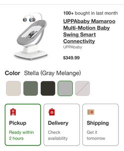 Brand New Uppababy Mamaroo smart swing