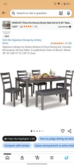 Amazon Dining Set