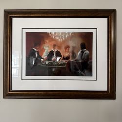 Limited Edition Framed Art – “High Stakes” – 728/2250