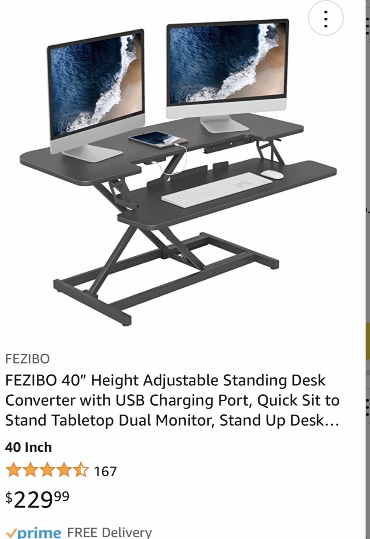 Adjustable Desk Works Great