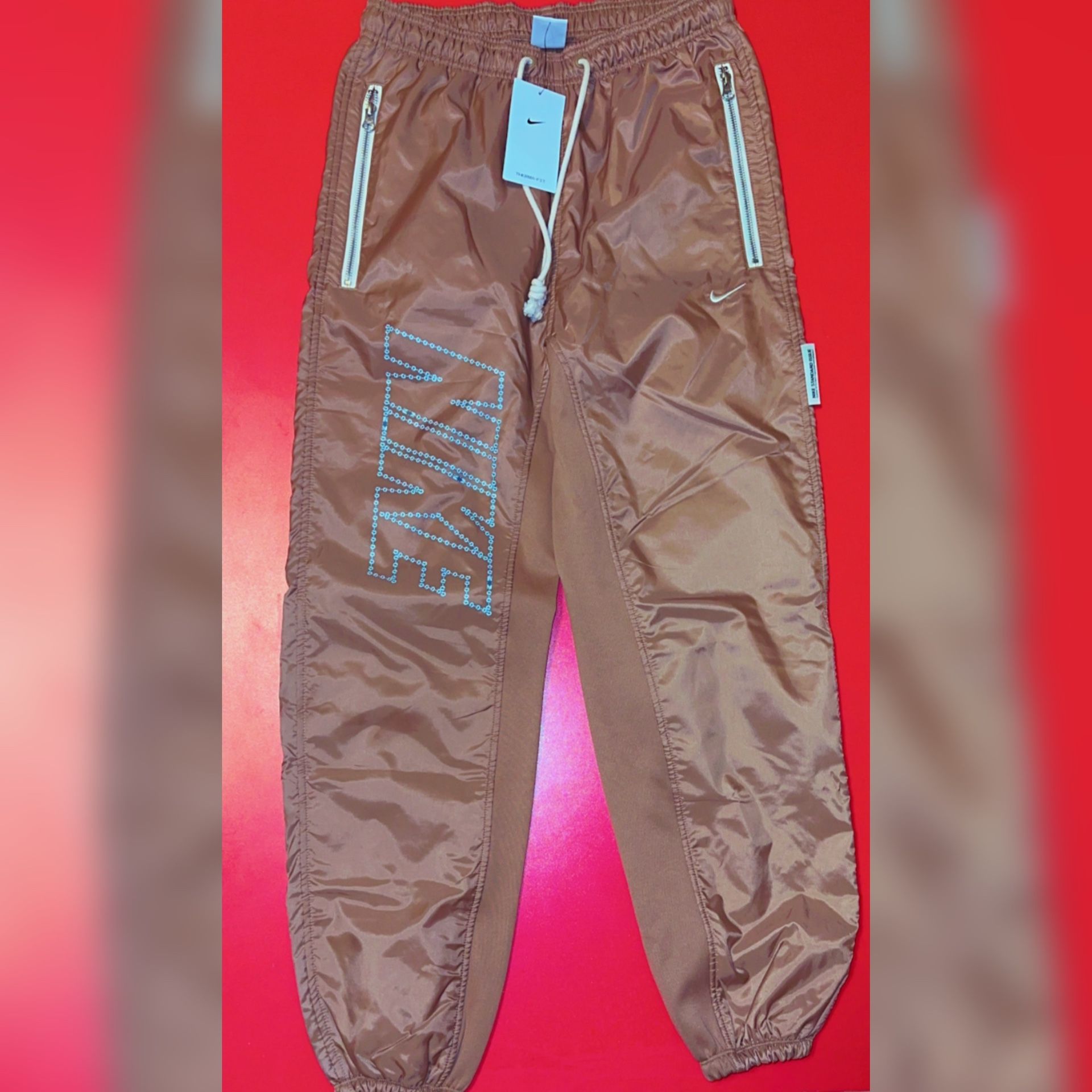 Nike Standard Issue Therma-Fit Loose Fit Brown Trousers DQ6188-258 U.S Men Small