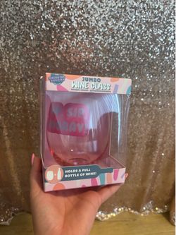Jumbo Wine Glass & 2 Mugs