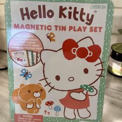 NEW Sealed Hello Kitty Magnetic Tin Play set