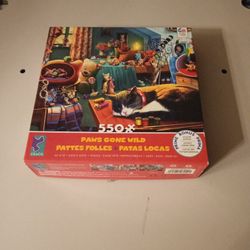 Paws Gone Wild/ 550 Piece Puzzle 