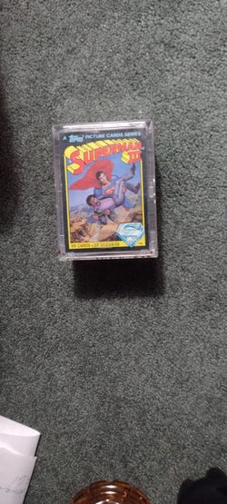 Superman III. Complete 99 card set by Topps. See below