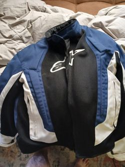 Alpinestar black/white/blue XL