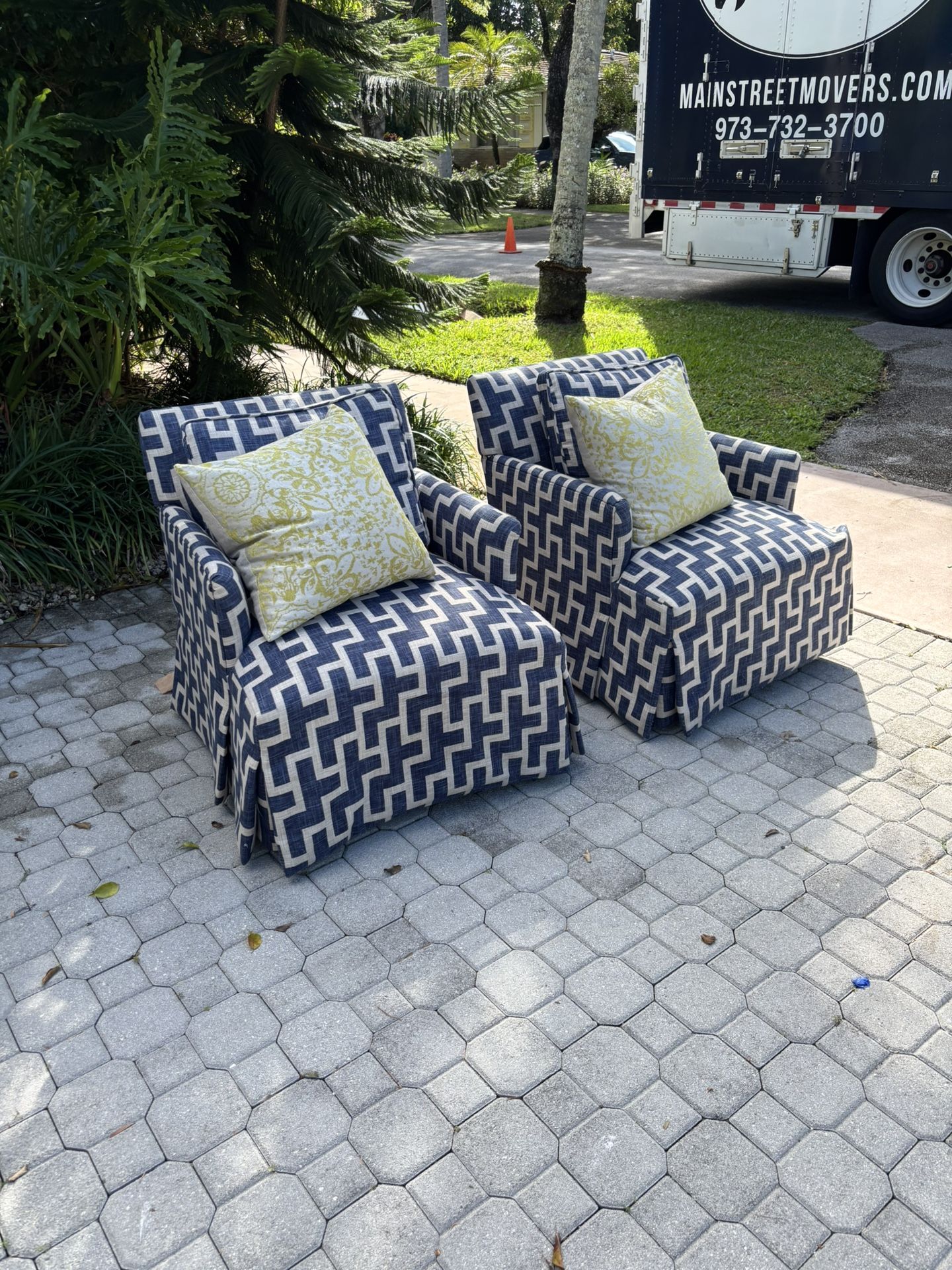 Slip Cover Swivel Accent Chair