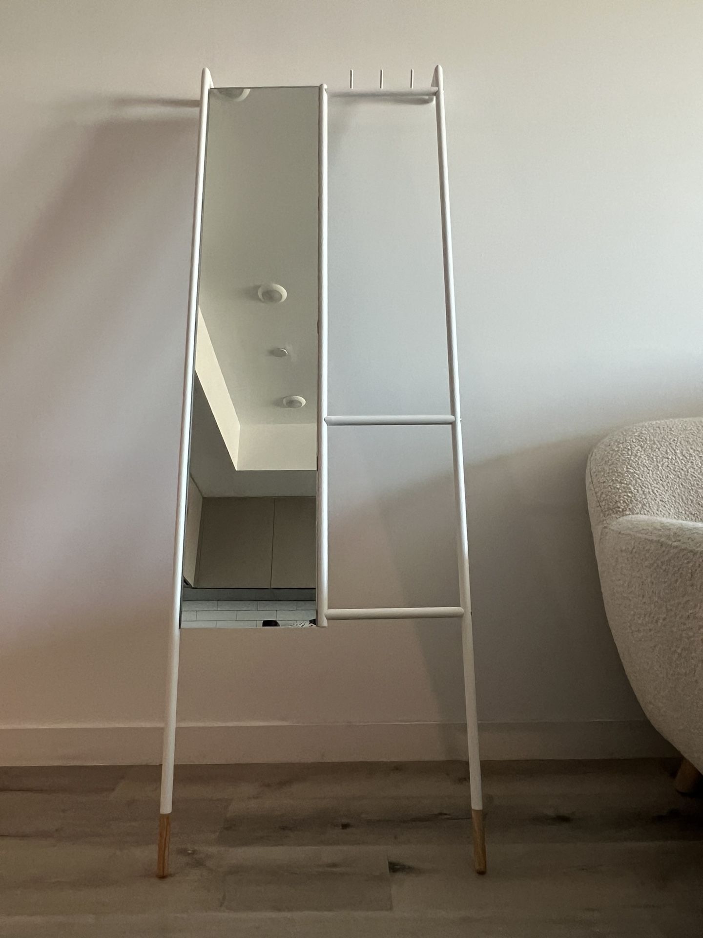 Urban Outfitters Leni Leaning Mirror W Hooks