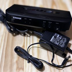 Shure Wireless Microphone System BLX with CVL Lavalier Mic and body pack