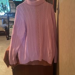Pink Sweater For Ladies 