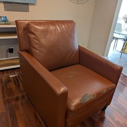 FREE leather recliner chair