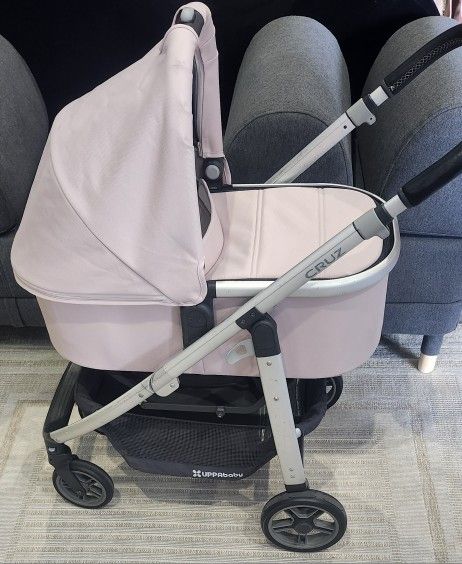 UPPABABY VISTA & CRUZ V1 V2 STROLLER COMPATIBLE BASSINET PINK