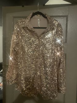 Plus Size Sequence Top