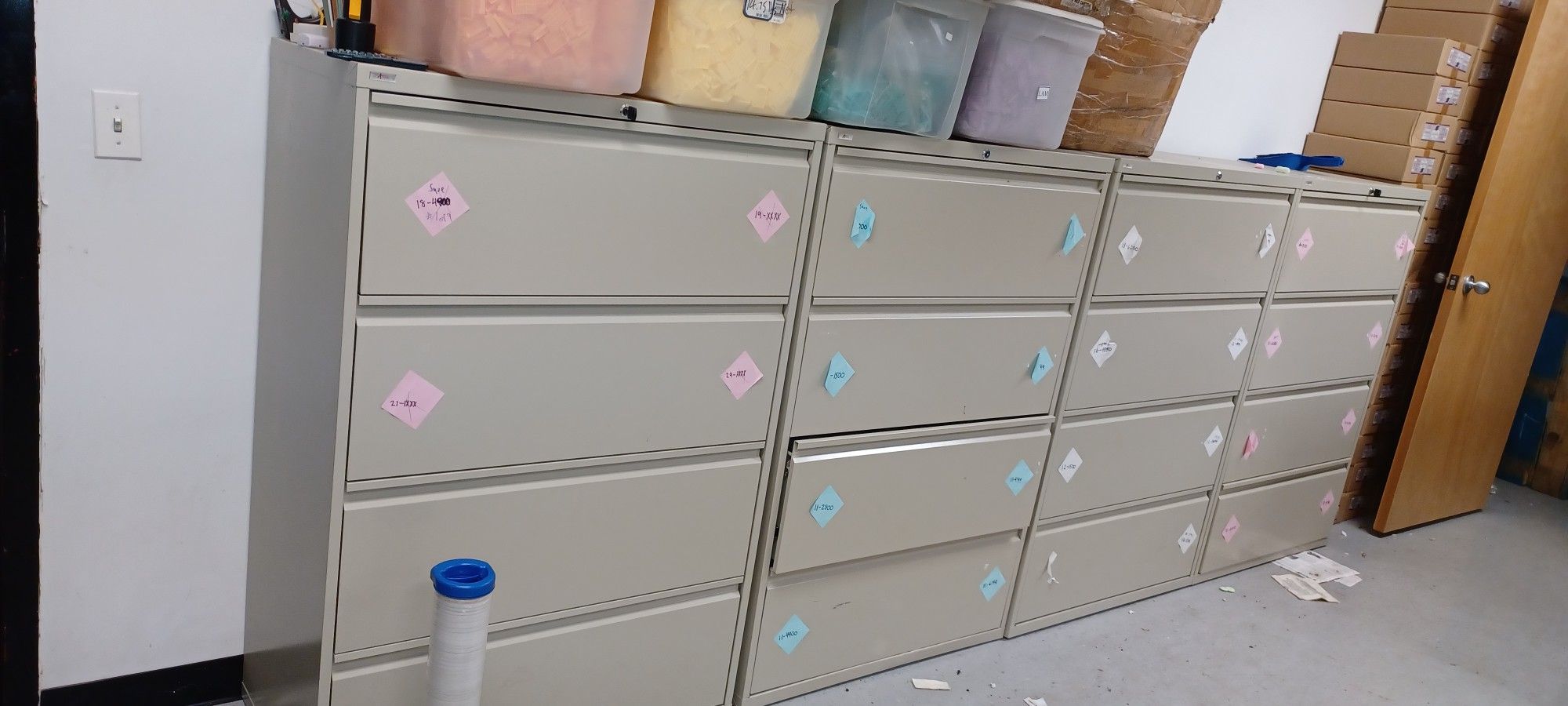One 4 Drawer Lateral Left Have Many 5 Drawer Units
