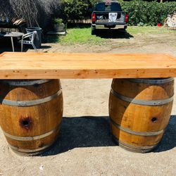 Repurposed Wine Barrels From Paso Robles Text For Info As Different Items Have Different Prices
