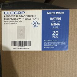 New Switches And Wall Plate 