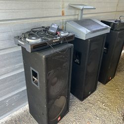 Mixdeck JBL Speakers Yamaha Amp