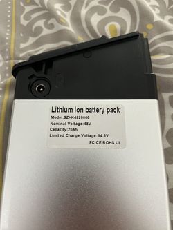 Lithium Ion Battery Pack. 48v