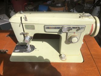 Coronado Duchess Sewing Machine with foot pedal in original cabinet