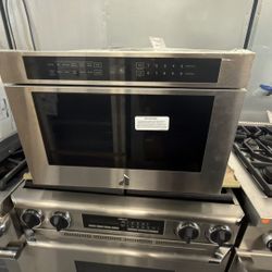 JennAir RISE™ 24” Microwave Drawer (JMD FS24JL) – New Open Box – $1,499  Description: Premium built-in look + easy access. This JennAir RISE™ 24-inch 