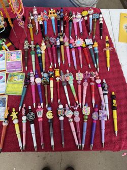 Beaded /charms Pens, Phone And Purse Charms 