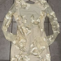 Anewsta Women'S Backless Dress With 3d Flower Decoration