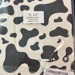 Cow Print Ipad Case With Pen Slot