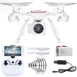 Drones with Camera for Adults 1080P RC Quadcopter RC Helicopter with Wide-angle Camera Training Reaction Speed Training Patience without Altitude Hold